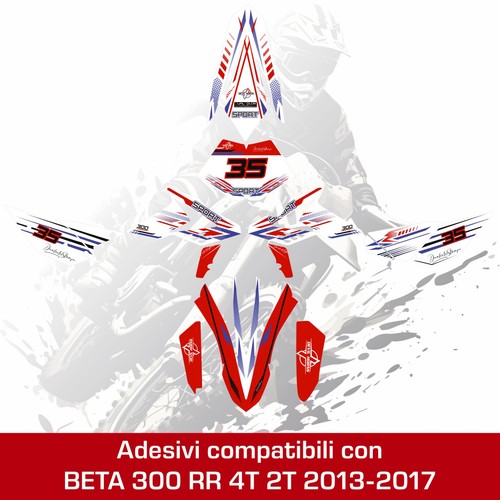 Kit adesivi grafiche beta - adesivi,